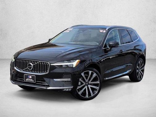 Black 2023 Volvo XC60 B6 Ultimate Bright Theme
