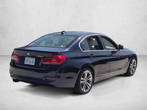 Blue 2017 BMW 330 i