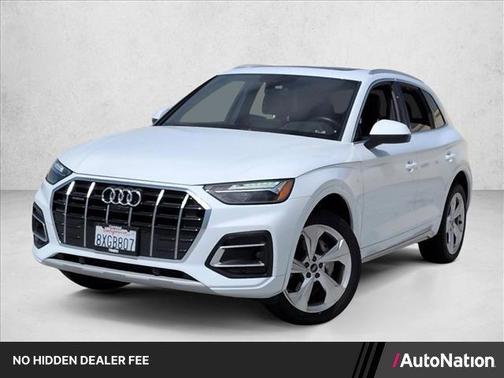 Glacier White Metallic 2021 Audi Q5 40 Premium Plus