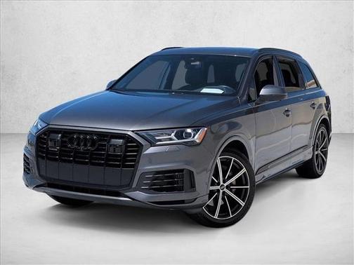 Samurai Gray Metallic 2021 Audi Q7 55 Premium Plus