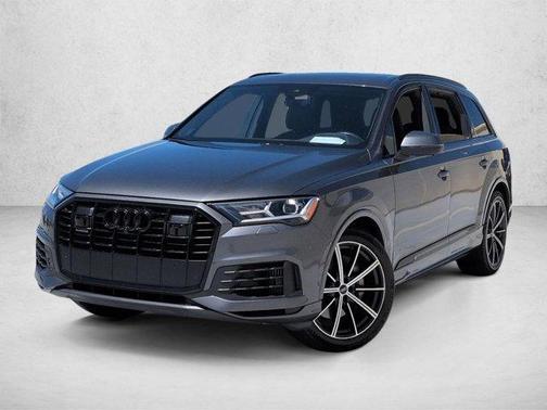 Samurai Gray Metallic 2021 Audi Q7 55 Premium Plus