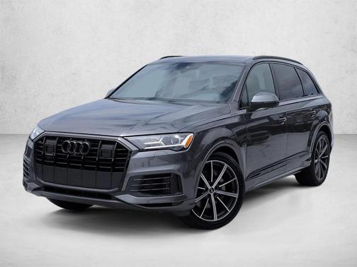 Samurai Gray Metallic 2021 Audi Q7 55 Premium Plus