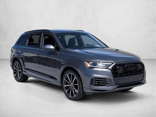 Samurai Gray Metallic 2021 Audi Q7 55 Premium Plus