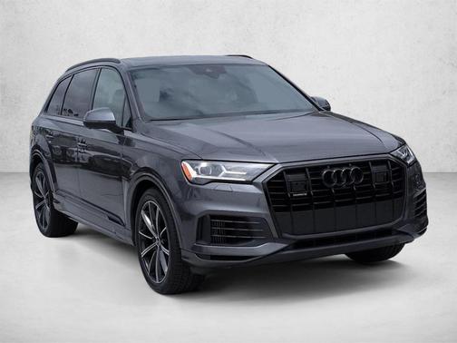 Samurai Gray Metallic 2021 Audi Q7 55 Premium Plus