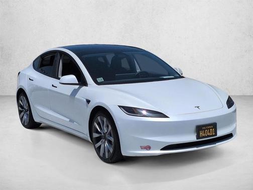 White 2024 Tesla Model 3 Long Range