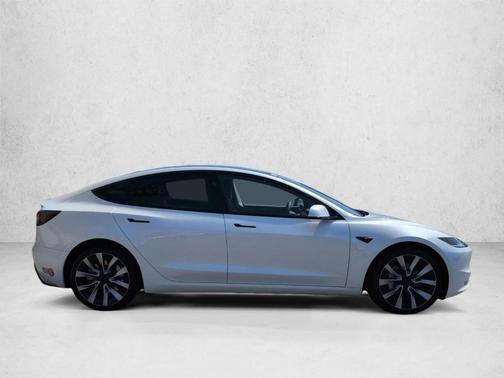 White 2024 Tesla Model 3 Long Range