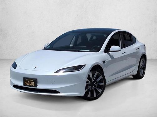 White 2024 Tesla Model 3 Long Range