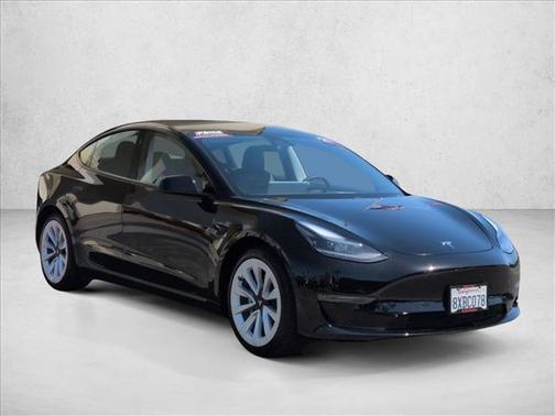 Black 2021 Tesla Model 3 Long Range