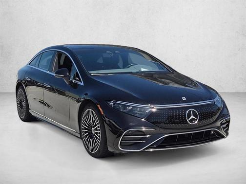 Obsidian Black Metallic 2023 Mercedes-Benz EQS 580 Base 4MATIC