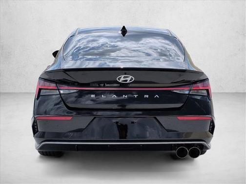 Black 2025 Hyundai ELANTRA N Line