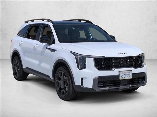 Glacial White Pearl 2025 Kia Sorento SX Prestige
