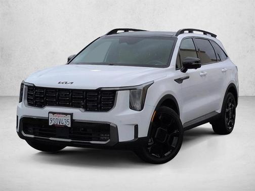 Glacial White Pearl 2025 Kia Sorento SX Prestige
