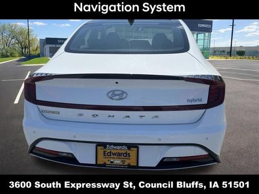 White 2023 Hyundai SONATA Hybrid Limited