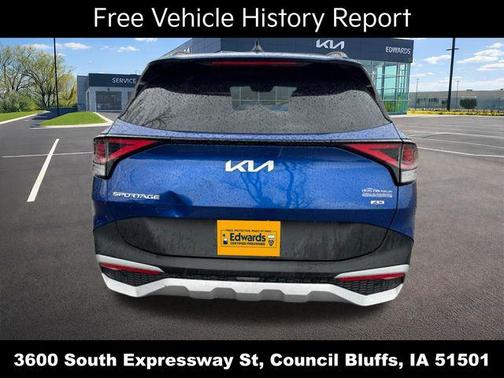 Sapphire Blue 2025 Kia Sportage EX
