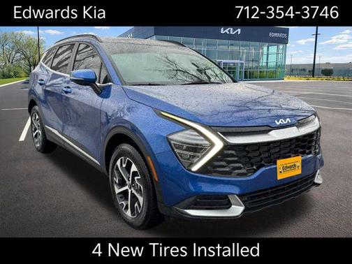 Sapphire Blue 2025 Kia Sportage EX