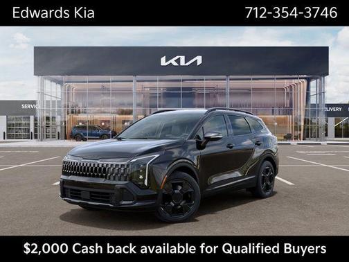 Ebony Black 2026 Kia Sportage X-Line