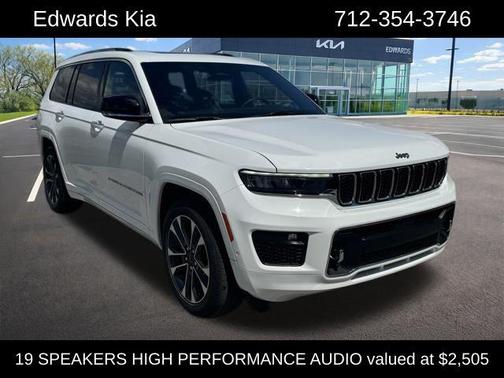 Bright White Clearcoat 2023 Jeep Grand Cherokee L Overland