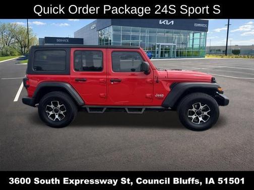Firecracker Red Clearcoat 2019 Jeep Wrangler Unlimited Sport