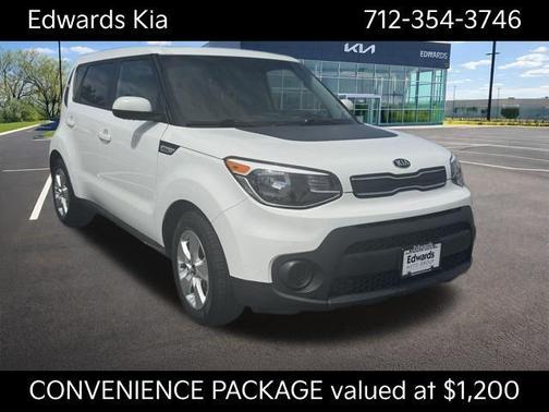 Clear White 2019 Kia Soul Base