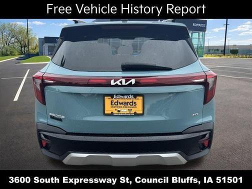 Blue 2024 Kia Seltos EX