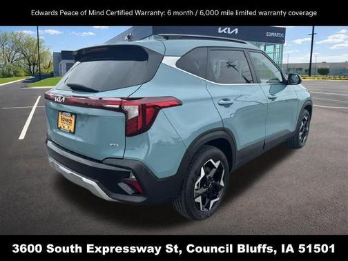 Blue 2024 Kia Seltos EX