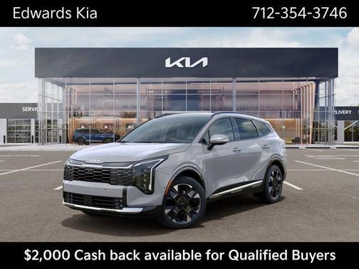 Wolf Gray 2026 Kia Sportage Hybrid SX-Prestige