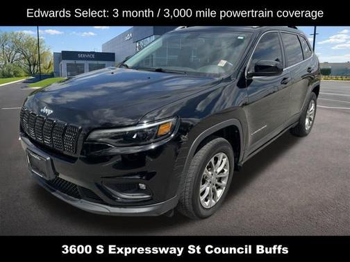 Diamond Black Crystal Pearlcoat 2019 Jeep Cherokee Latitude Plus