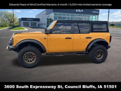Orange Metallic 2021 Ford Bronco Badlands