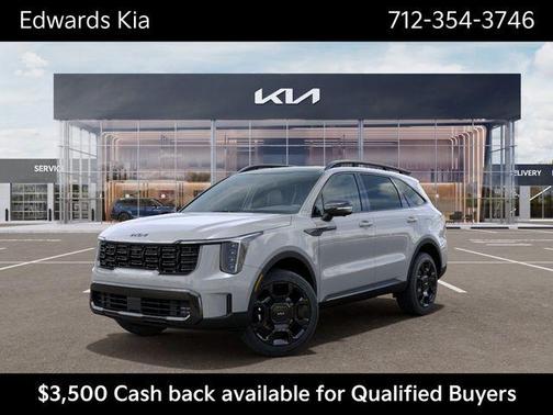 Wolf Gray 2026 Kia Sorento X-Line SX Prestige