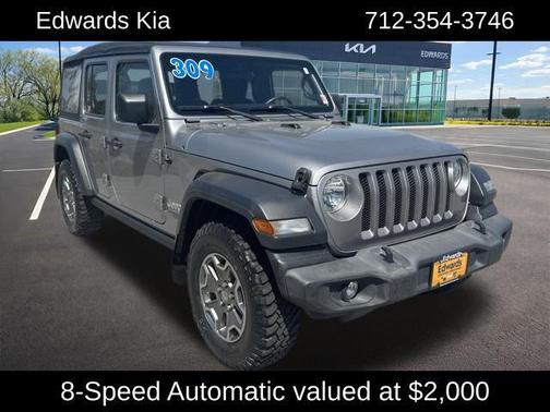 Billet Silver Metallic Clearcoat 2018 Jeep Wrangler Unlimited Sport
