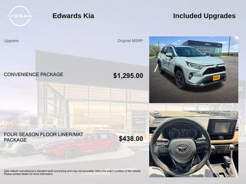 Gray 2019 Toyota RAV4 XLE