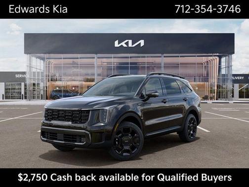 Ebony Black 2026 Kia Sorento X-Line SX