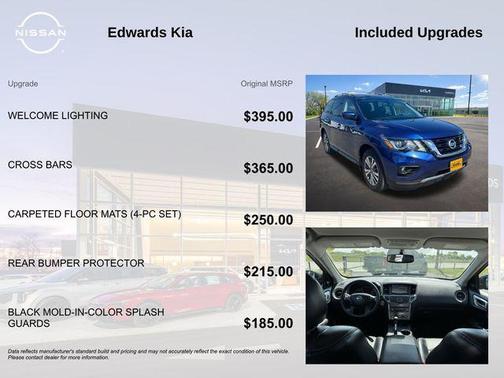 Caspian Blue Metallic 2020 Nissan Pathfinder SL 2WD