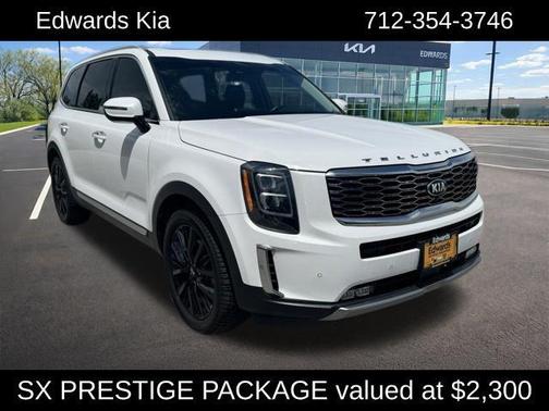 Glacial White Pearl 2021 Kia Telluride SX