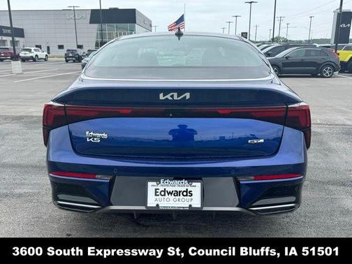 Blue 2025 Kia K5 GT-Line