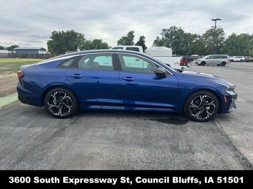 Blue 2025 Kia K5 GT-Line
