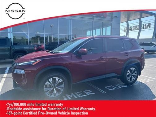 Scarlet Ember 2022 Nissan Rogue SV