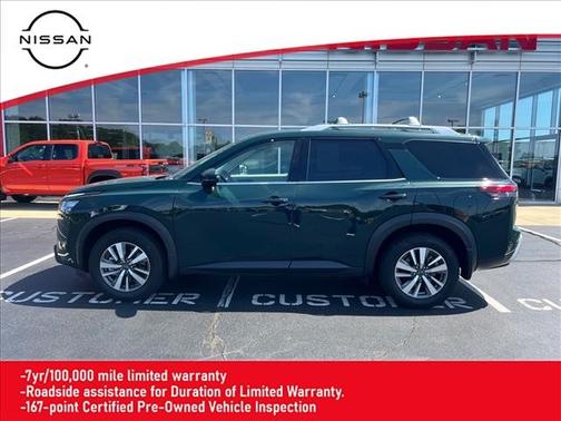 Green 2025 Nissan Pathfinder SL