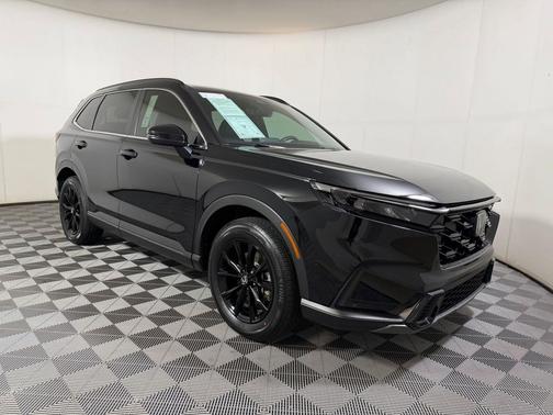 Crystal Black Pearl 2024 Honda CR-V Hybrid Sport AWD