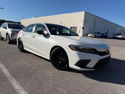 Platinum White Pearl 2023 Honda Civic Sport