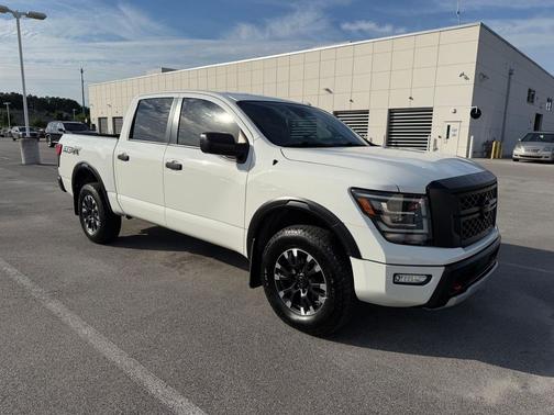 Glacier White 2021 Nissan Titan PRO-4X