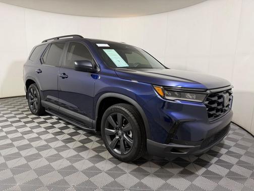 Obsidian Blue Pearl 2025 Honda Pilot Sport