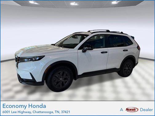 Platinum White Pearl 2026 Honda CR-V Hybrid TrailSport AWD