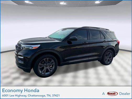 AGATE BLACK METALLIC 2023 Ford Explorer XLT