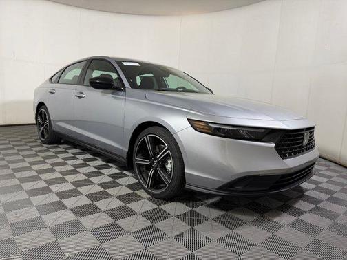 Solar Silver Metallic 2026 Honda Accord Hybrid Sport