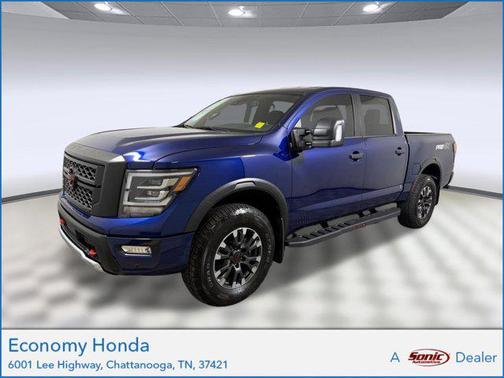 Deep Blue Pearl 2024 Nissan Titan PRO-4X