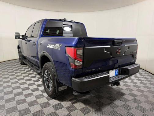 Deep Blue Pearl 2024 Nissan Titan PRO-4X