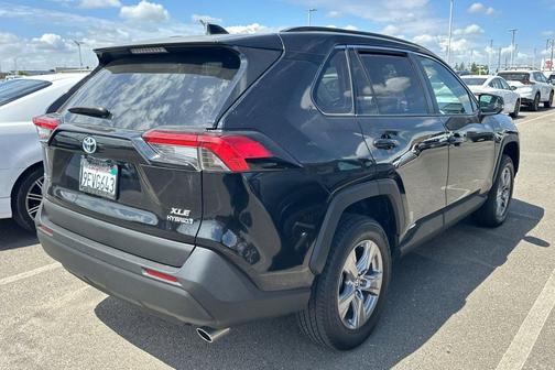 Midnight Black Metallic 2023 Toyota RAV4 Hybrid XLE