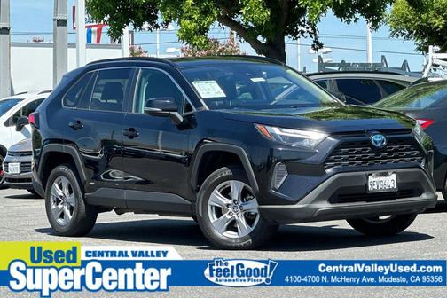 Midnight Black Metallic 2023 Toyota RAV4 Hybrid XLE