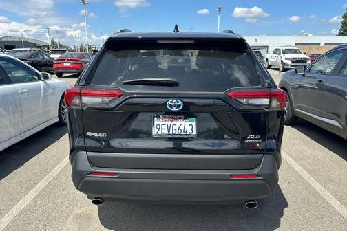 Midnight Black Metallic 2023 Toyota RAV4 Hybrid XLE
